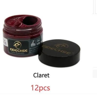 50ml leather repair cream colour restorer paste for car seats, sofas, shoes and wallets in multiple colours