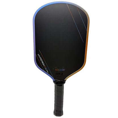 Aurora Multicolor Hyperion 3s pickleball racket with carbon fibre frame and honeycomb core construction