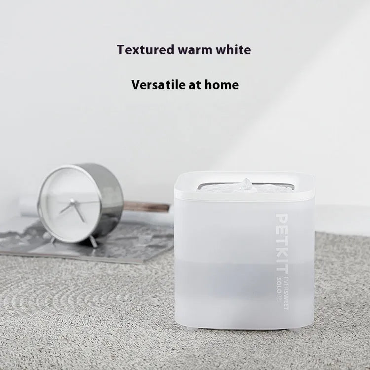 Xiaopei SOLO2 smart pet water dispenser in white with filtration system