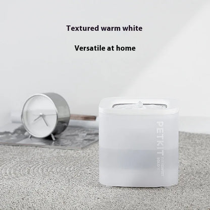 Xiaopei SOLO2 smart pet water dispenser in white with filtration system