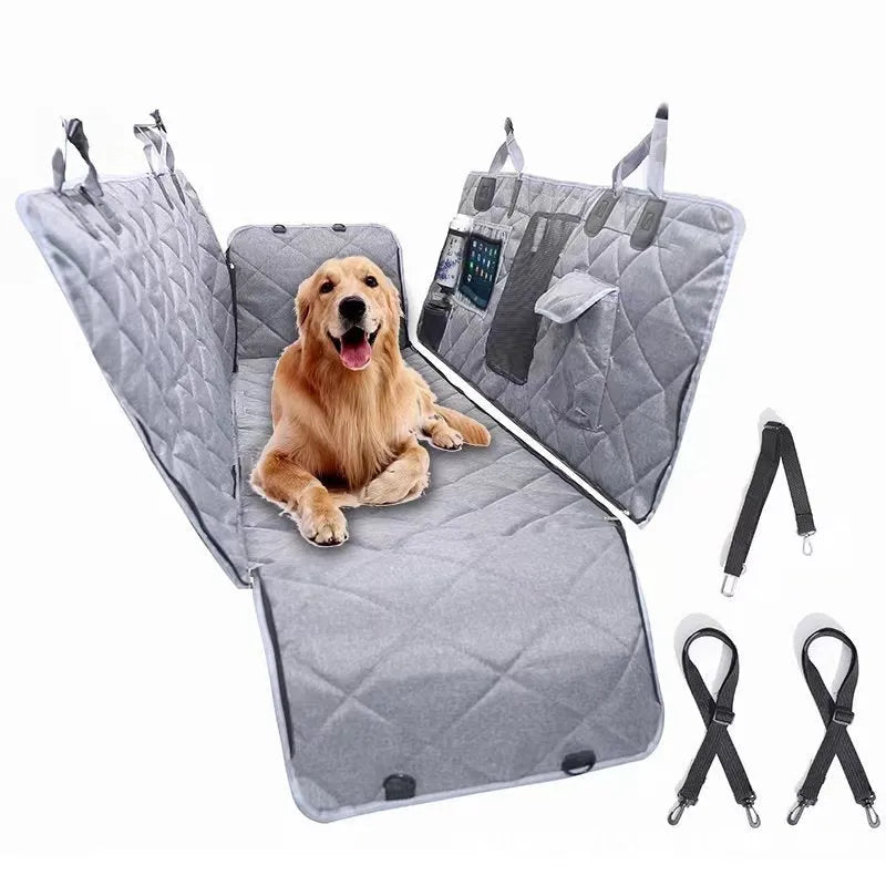 Pet car cushion mat for dogs in three colour and style options