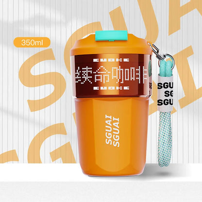 316 stainless steel Japanese style portable coffee cup with 50ml capacity in multiple colours