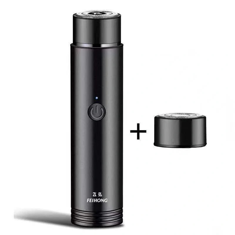 ARECTECH Mini Electric Shaver with double-blade for smooth shaving