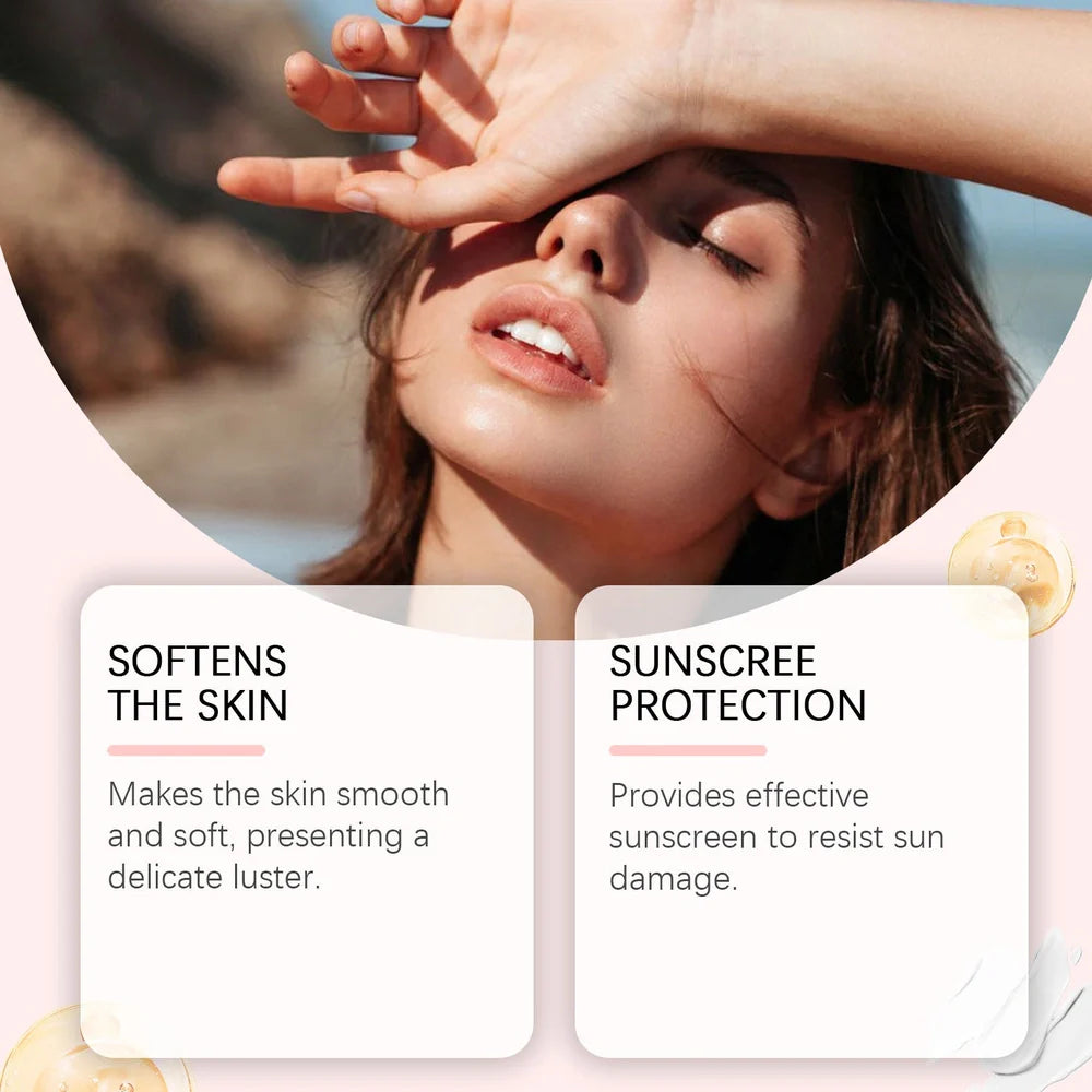 100ML bottle of SPF 30 sun protection body oil with coconut and avocado oils for hydrated skin