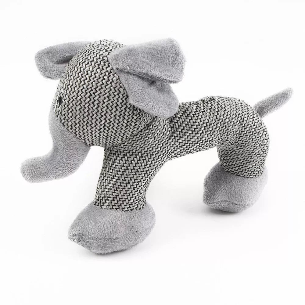 Squeaky duck dog toy for small and large breeds, promoting dental health