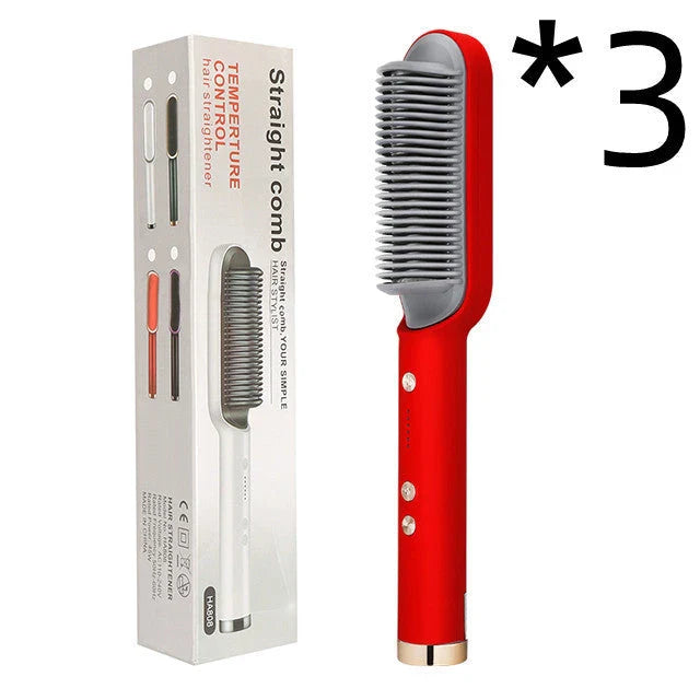 2-in-1 Hair Styler with Tourmaline Ceramic Heating, Intelligent Temperature Control, and Negative Ion Technology