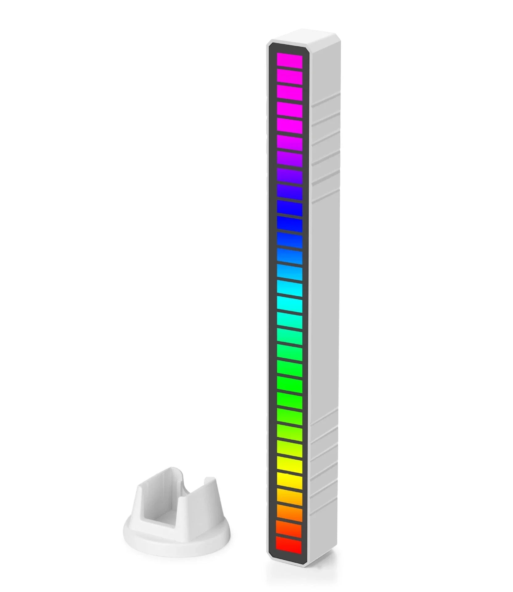 A LED strip light that automatically synchronizes with the beat of your music, creating a dynamic, RGB-powered light show for a mesmerizing ambiance.