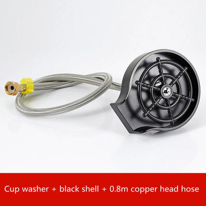 High-Pressure Automatic Cup Washer with Multi-Angle Spray Nozzle for Effortless Cleaning in Bars and Kitchens