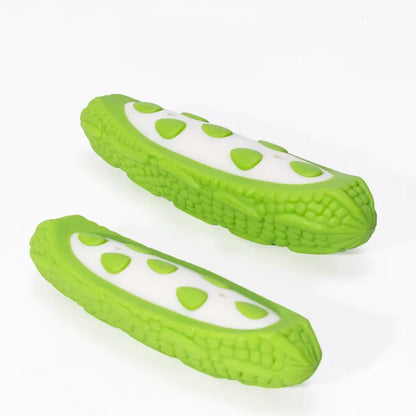 Purple and green meat-scented dog chewing toy resistant to biting teeth in large and small sizes