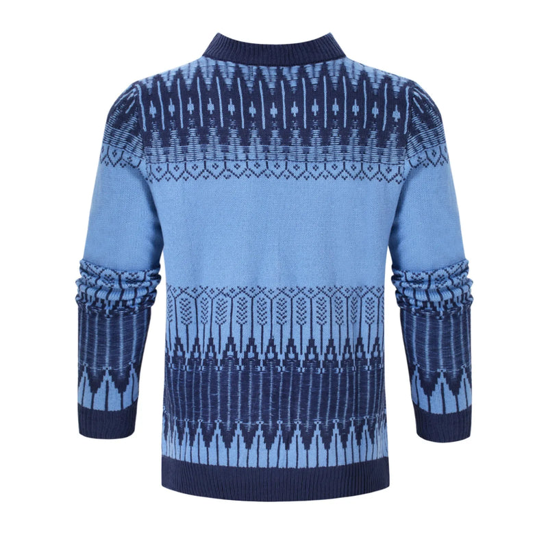 Men's Knitted Sweater Long-sleeved Pullover Top with Crew Neck in Fall and Winter Clothing Available in S M L XL 2XL 3XL 4XL 5XL Sizes and Multiple Style Options
