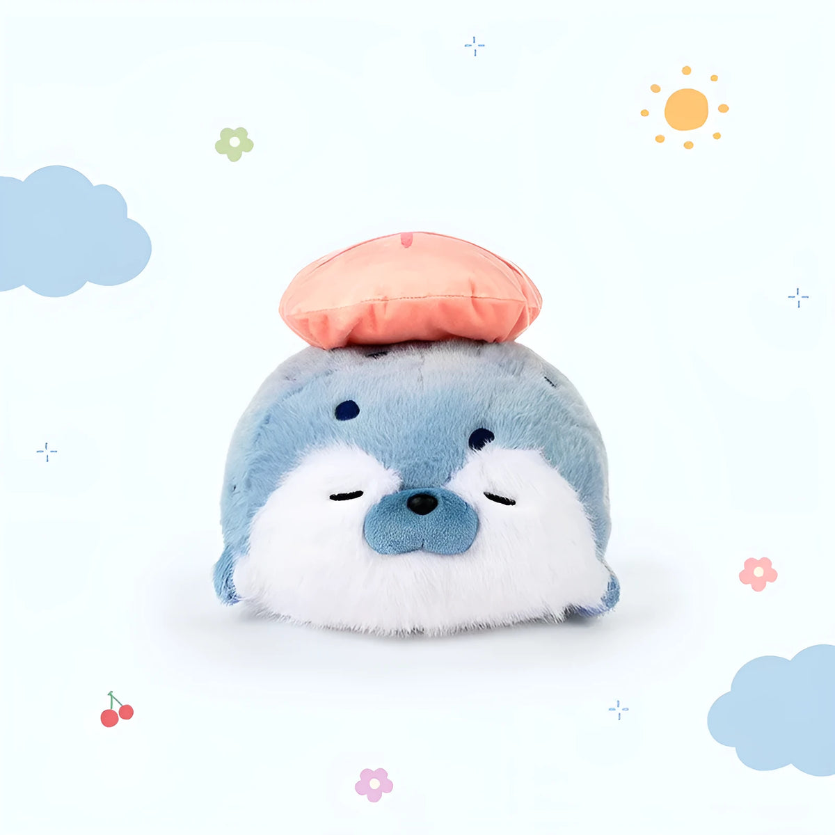 40cm plush toy soothing sleeping doll in brown, blue, or white