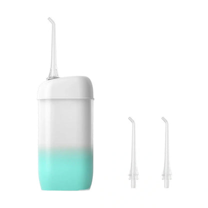 Portable electric oral irrigator with multiple nozzles for deep cleaning