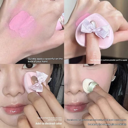 Strawberry Cupid Series Liquid Blush container showing six shade options from 01 to 06