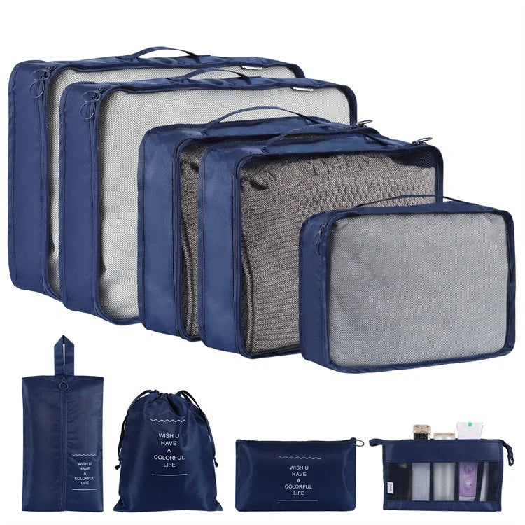Stylish solid colour polyester storage bags for home organisation