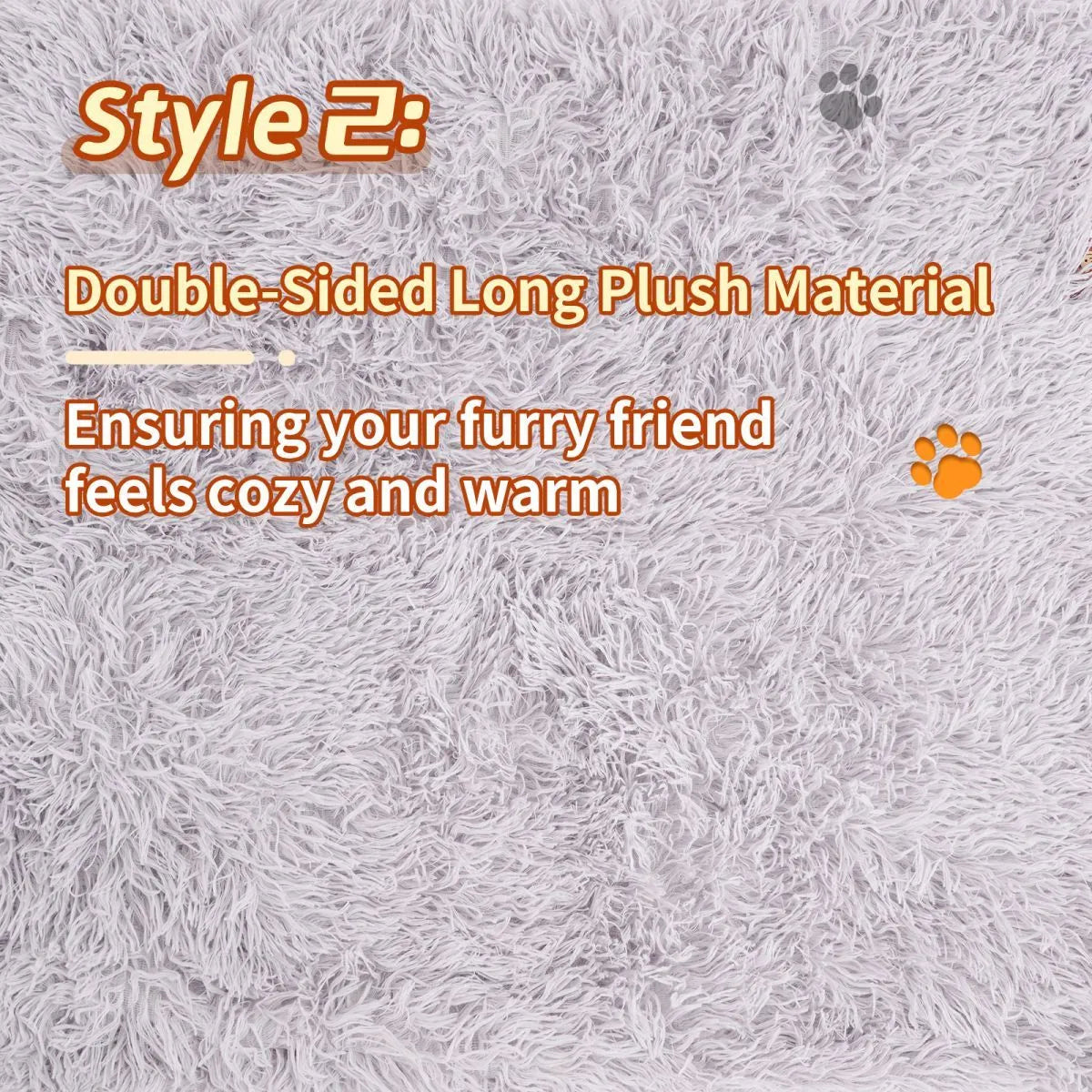 Light grey double-layer velvet plush pet blanket folded on a sofa next to a dog.