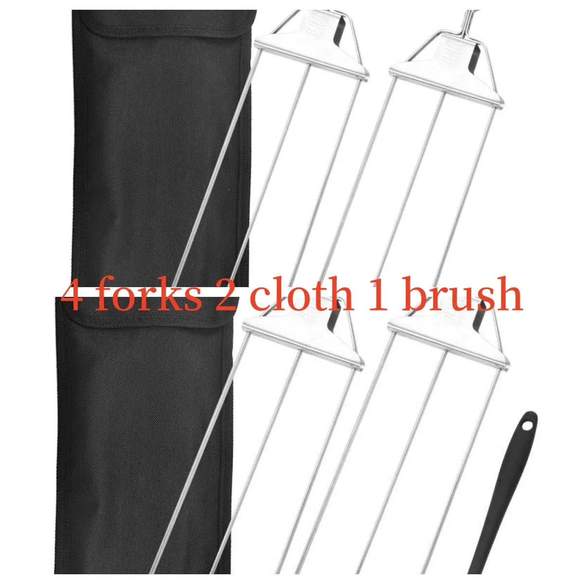 Durable stainless steel barbecue skewers with secure gripping, even cooking, and easy food removal