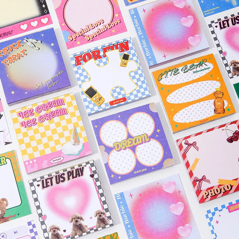 Simple Ins tear-off message notepad showing rectangle design with 90 sheets and Long Dream cover