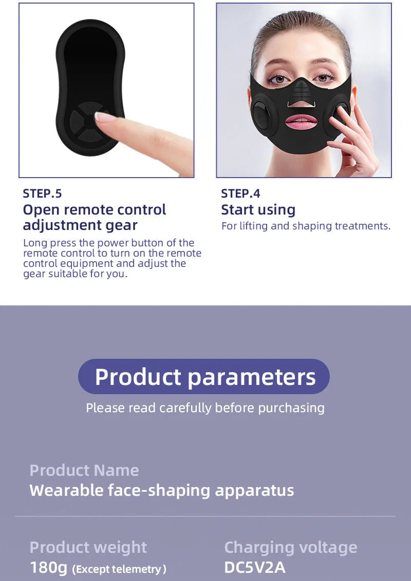 Black photon rejuvenation mask beauty device for home facial skin care.