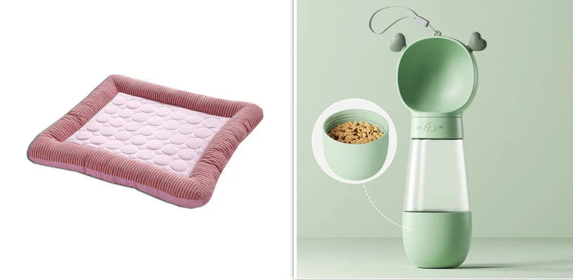 Cooling Pet Bed - Relieve Summer Heat for Dogs & Cats with High-Tech Cooling Cloth