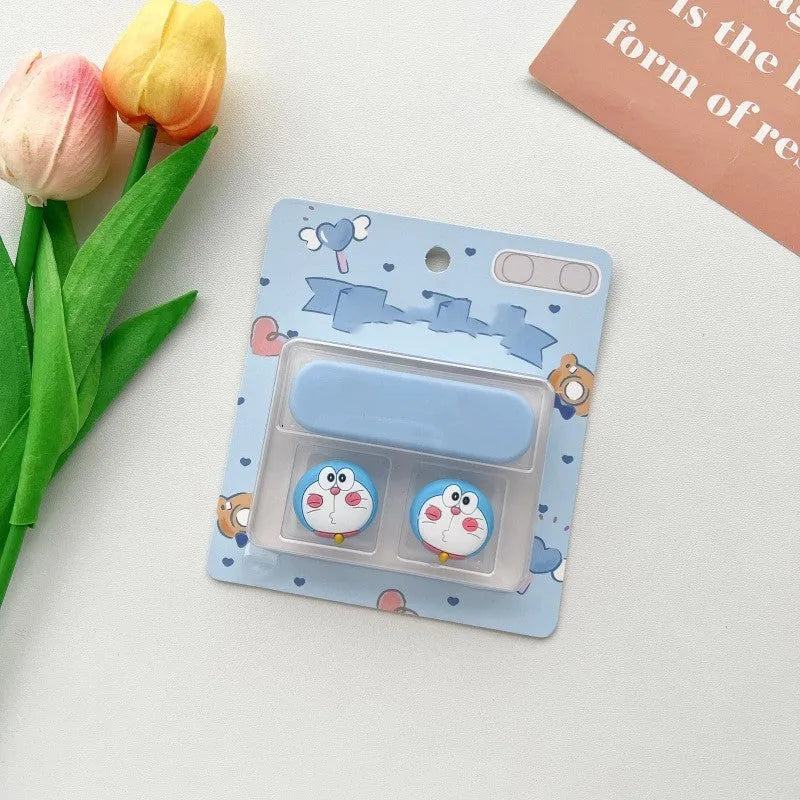 Cartoon-themed plastic magnetic data cable fixer for desktop organisation.