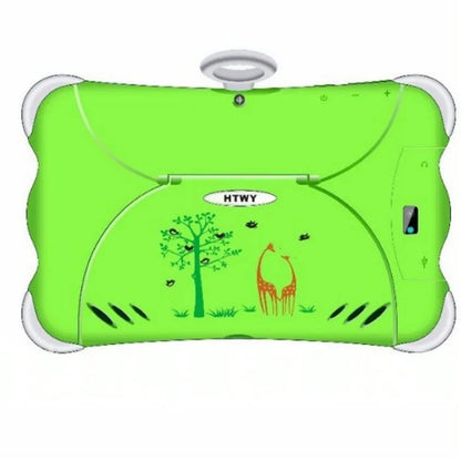 7-inch children's learning tablet in cartoon colours with built-in stand and 3G calling capability