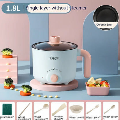 1.8L electric cooker with ceramic inner liner and stainless steel housing