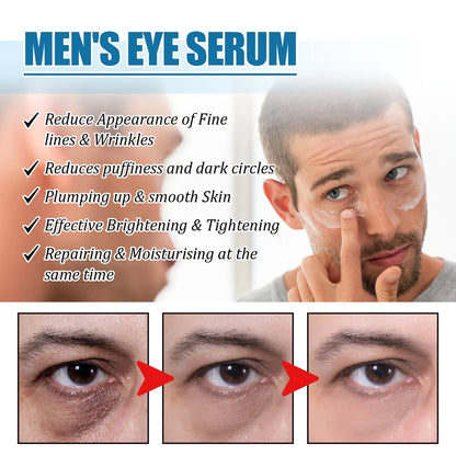 15g men's eye essence tube with hyaluronic acid for daily moisturising