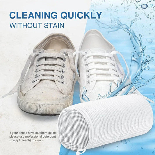 Premium laundry bag designed to protect shoes and delicate clothes from deformation and color transfer during the wash cycle