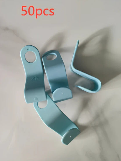 Plastic closet stack hanger rack with 6x2cm PP connectors for vertical garment stacking