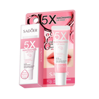 Nicotinamide powder lip moisturising film in 10g packaging with ceramide and vitamin C for anti-chapping treatment