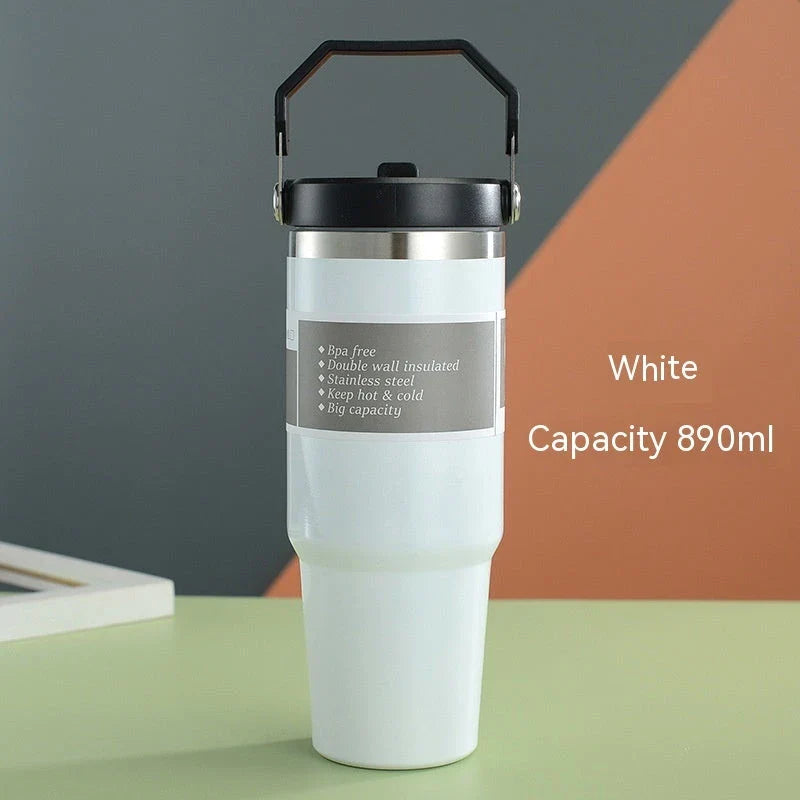 Premium stainless steel insulated tumbler with double-wall vacuum technology, available in multiple vibrant colors and sizes
