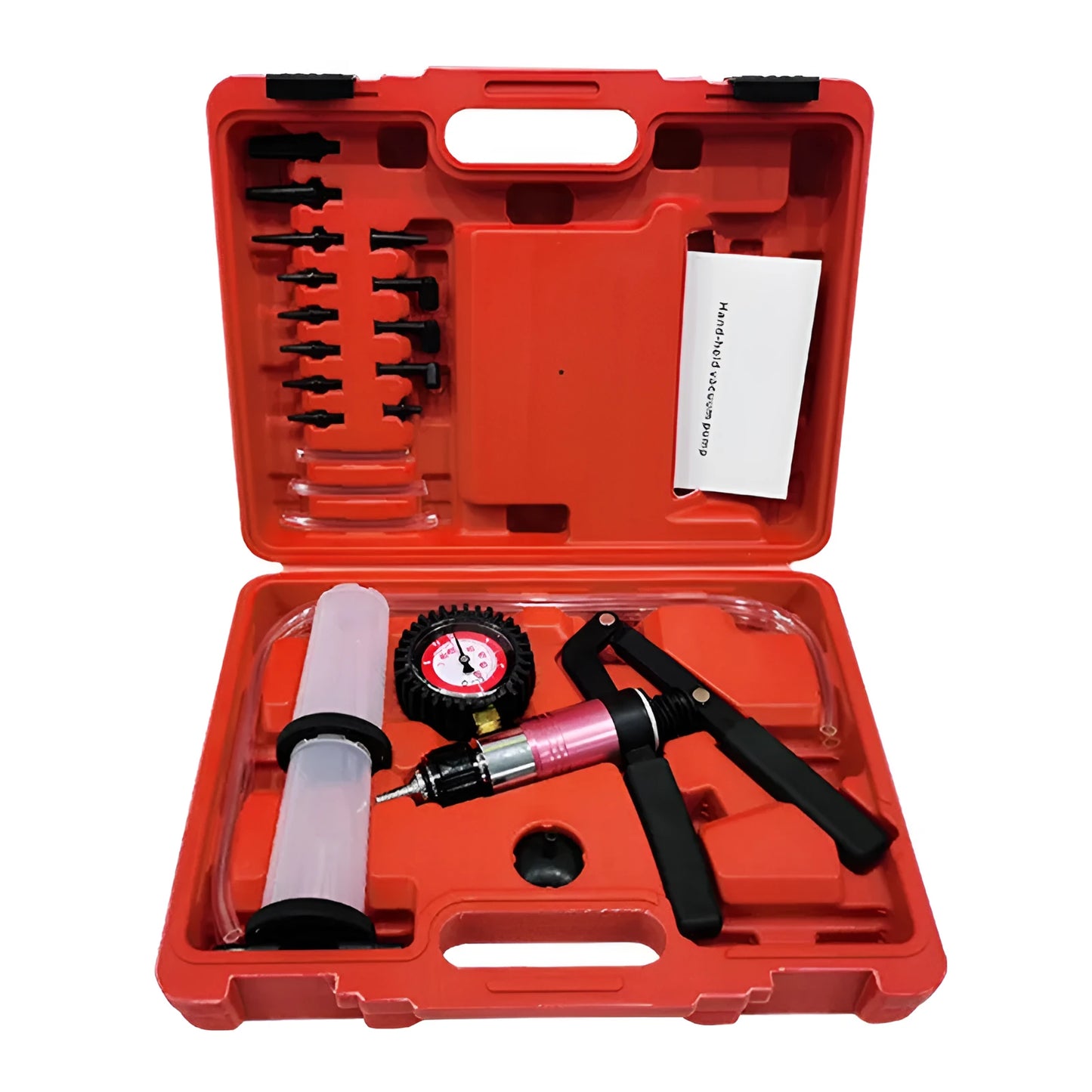Manual vacuum air blow gun automotive repair tool with aluminium alloy construction