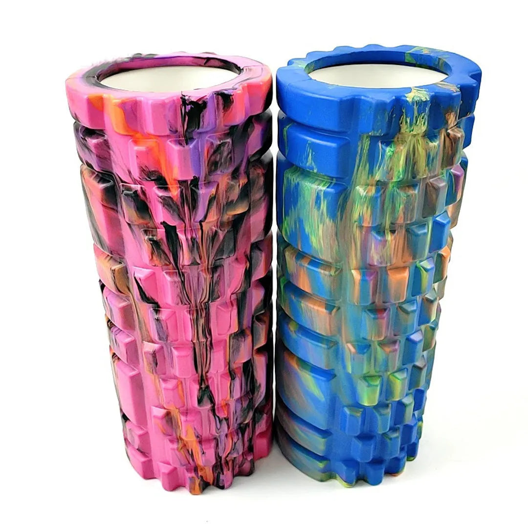 33cm long camouflage pattern EVA foam roller for fitness and muscle massage