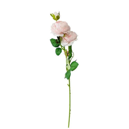 Silk artificial peony flower arrangement in six colours for home decoration