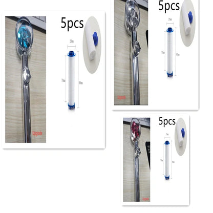 Turbo Propeller Shower Head with 360° fan extension and holder for a luxurious shower experience