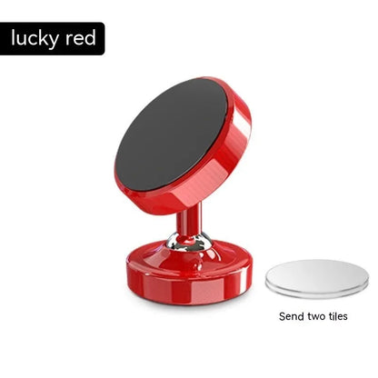 Zinc alloy dot magnetic car phone holder mounted on a car air vent.