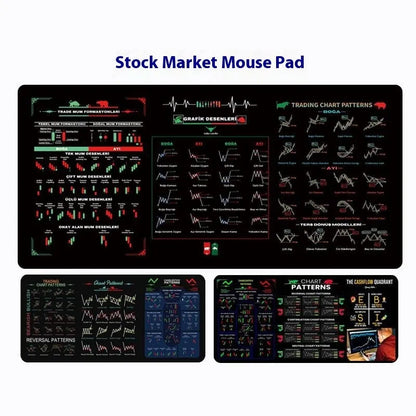 Black rubber calculator mouse pad with printed keys on desk