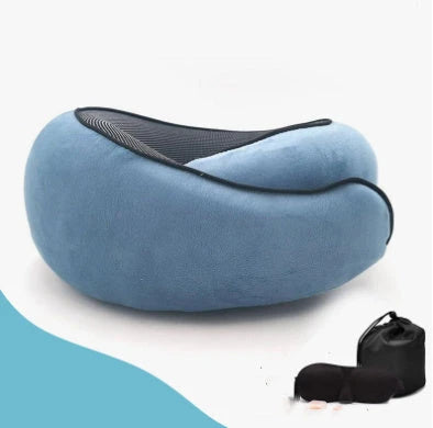 Comfortable U-Shaped Travel Neck Pillow in various colors, designed to provide superior neck support and relaxation during long journeys.