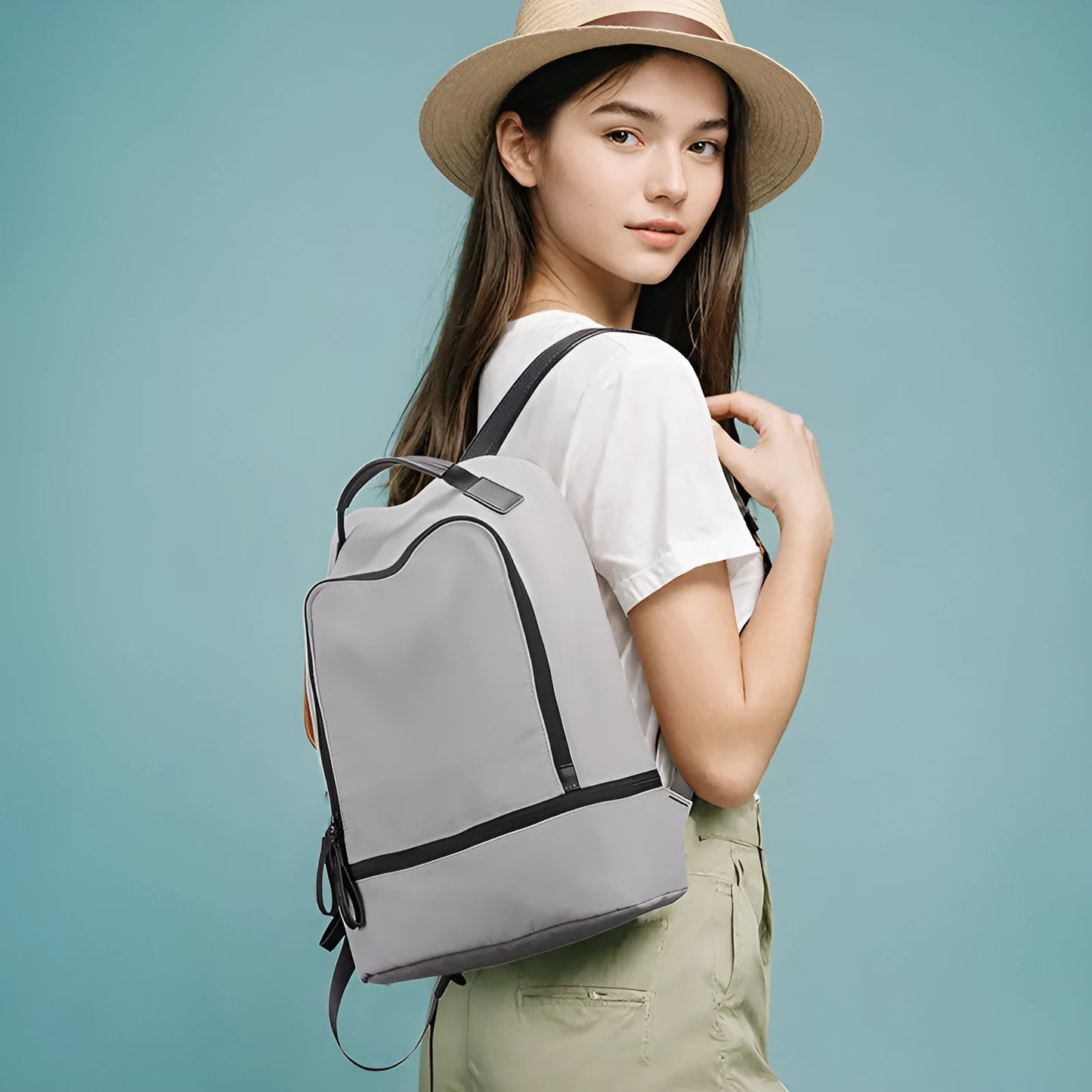 Marco Leideng light Oxford cloth travel backpack in urban simplicity style with under 20L capacity