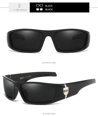 Bandit Style G613 Polarized Sunglasses in box frame with PC lenses