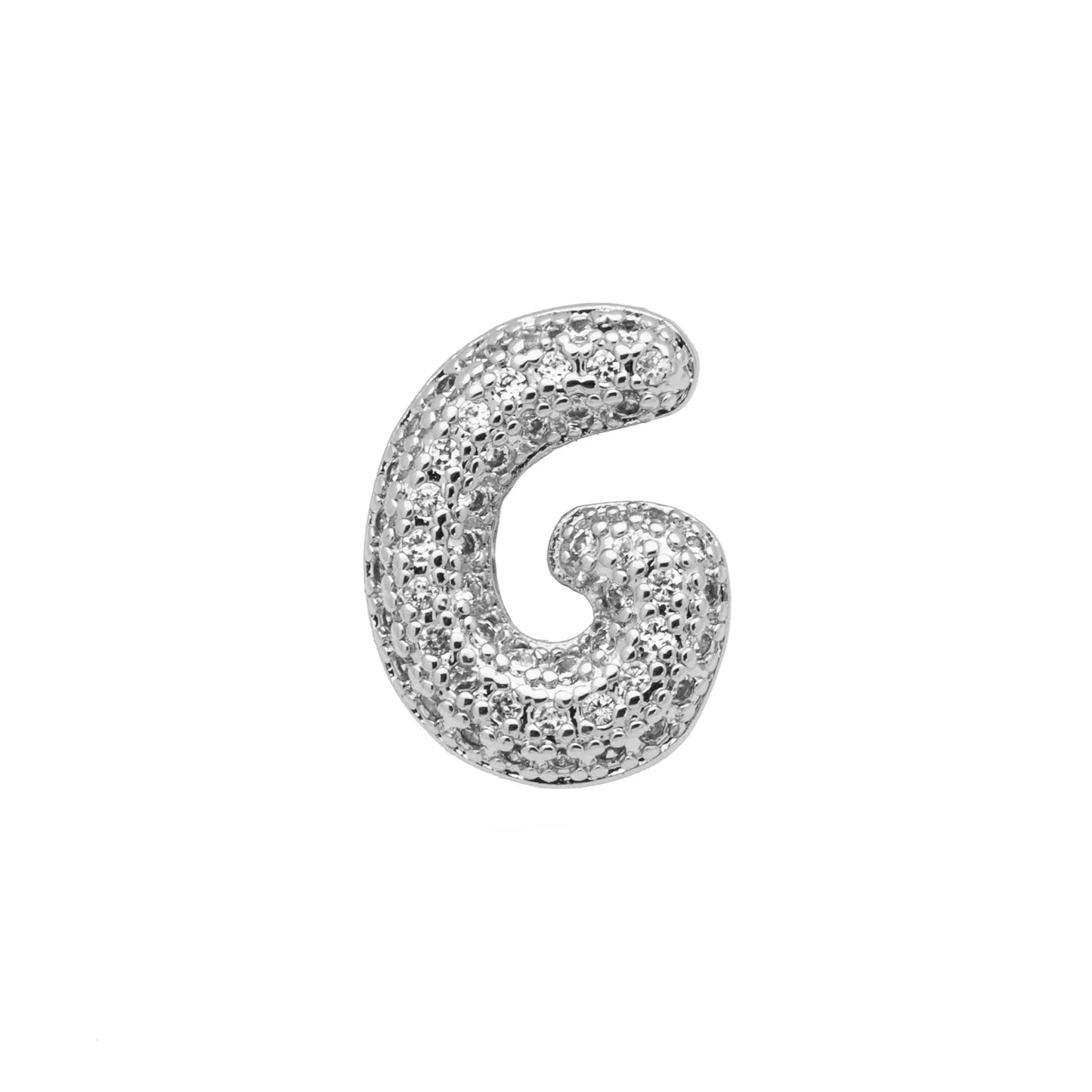 Retro copper bracelet with a letter 'A' charm featuring micro inlaid zircon, shown in a gold finish.