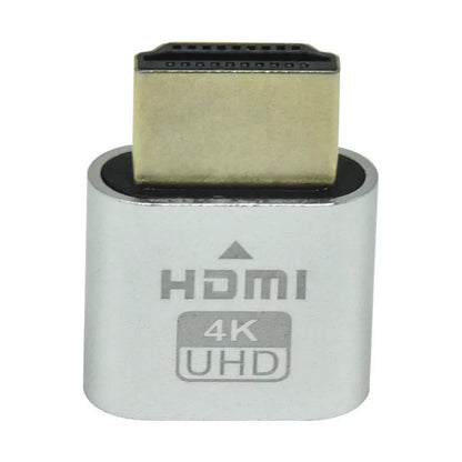 26.5mm HDMI virtual display dongle for graphics card with gold silver black rose gold interface options