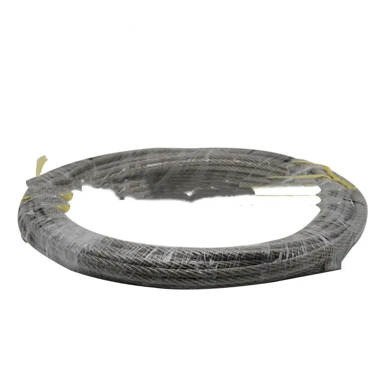 XYL Ziptreck 10-metre pulley slide rope set with handle, safety retractor, and multiple alloy steel locks laid out.