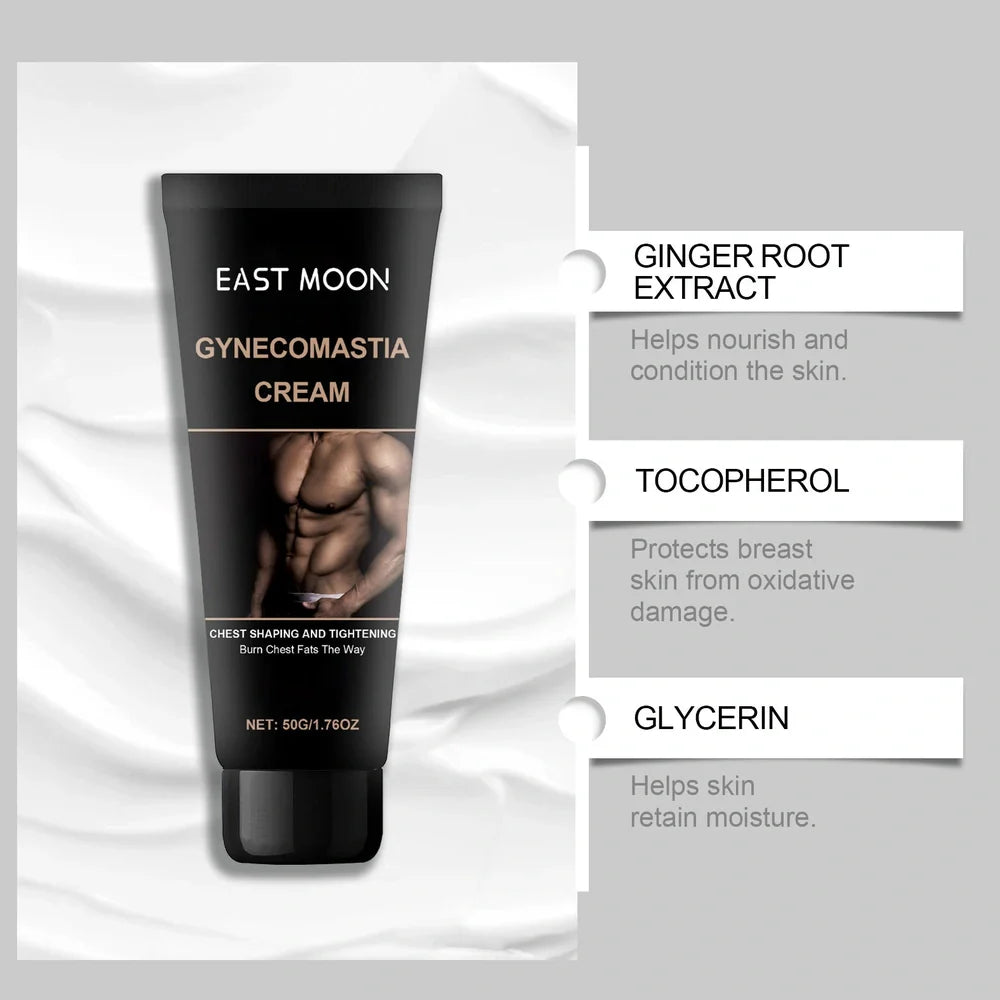 50g chest and body skin care cream with ginger root extract formulation