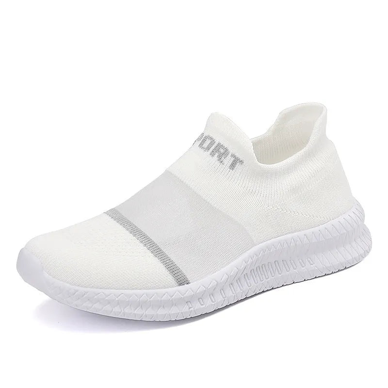 Flyknit woven socks shoes with lace closure and MD sole in multiple colour options