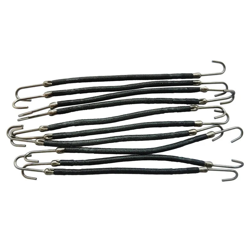 Double hook hair styling tool for wigs in solid colour weave design