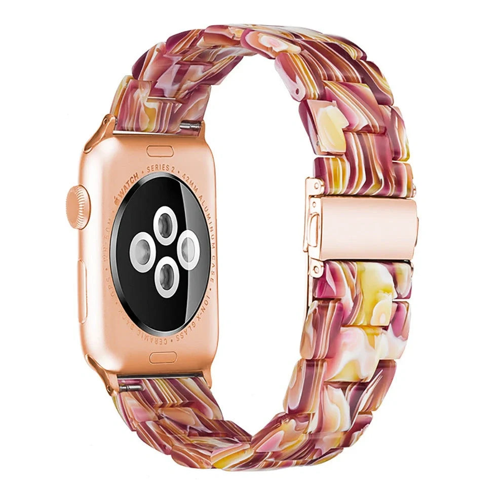 Apple Resin Slim Watch Band in multiple colours showing lightweight 35g construction and compatibility with Apple Watch