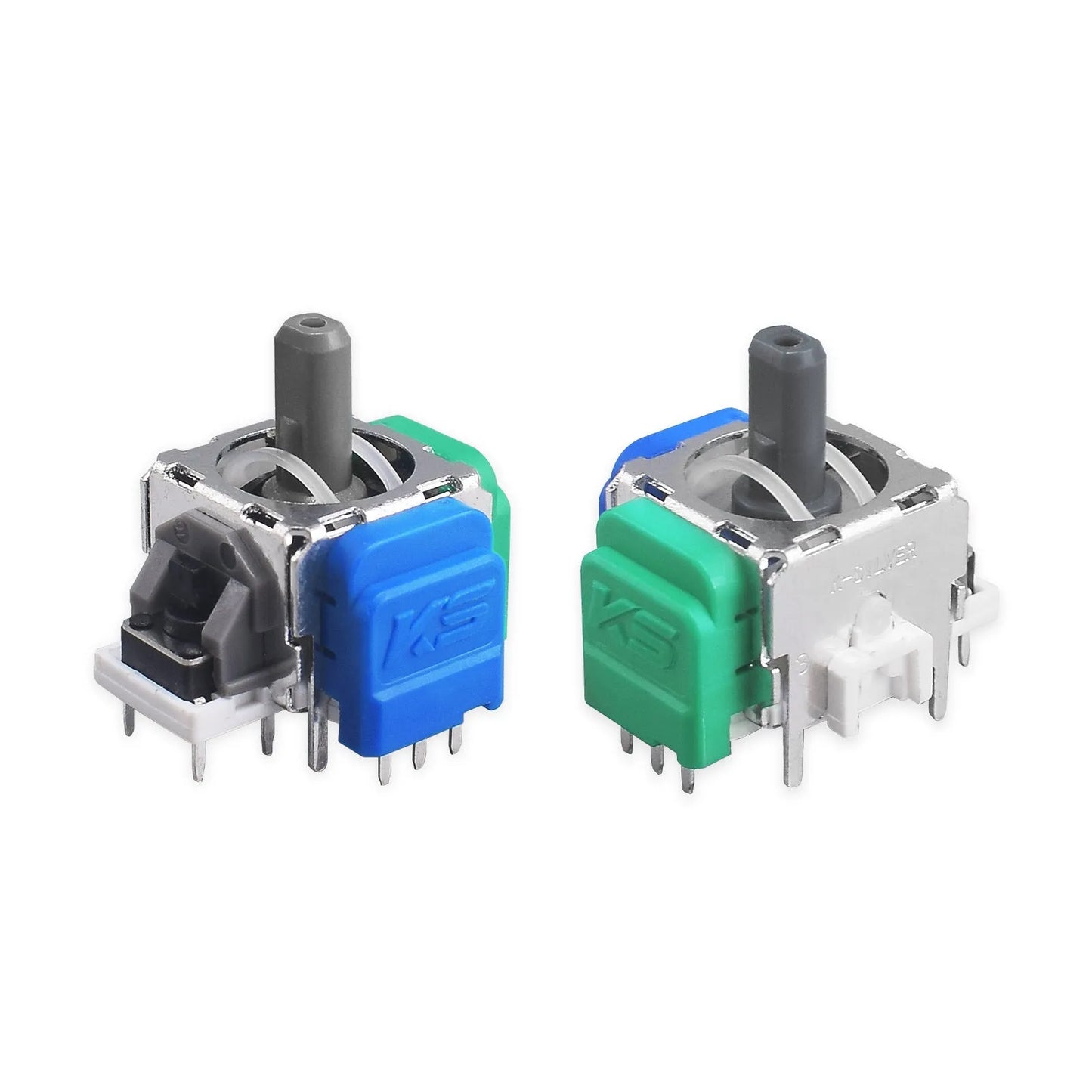 Single black Hall effect magnetic replacement joystick for PS5, PS4, Switch and XBOX controllers.