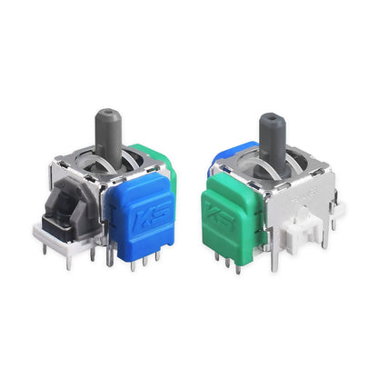 Single black Hall effect magnetic replacement joystick for PS5, PS4, Switch and XBOX controllers.