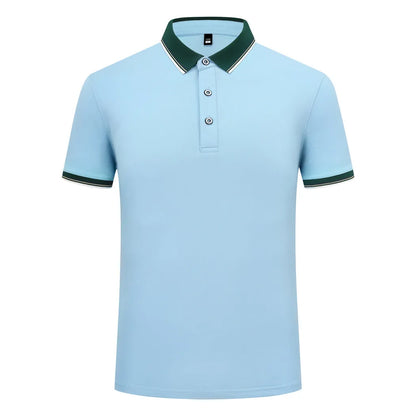 185g print polo shirt in straight pullover fit, short sleeve, colour matching, sizes S to 4XL